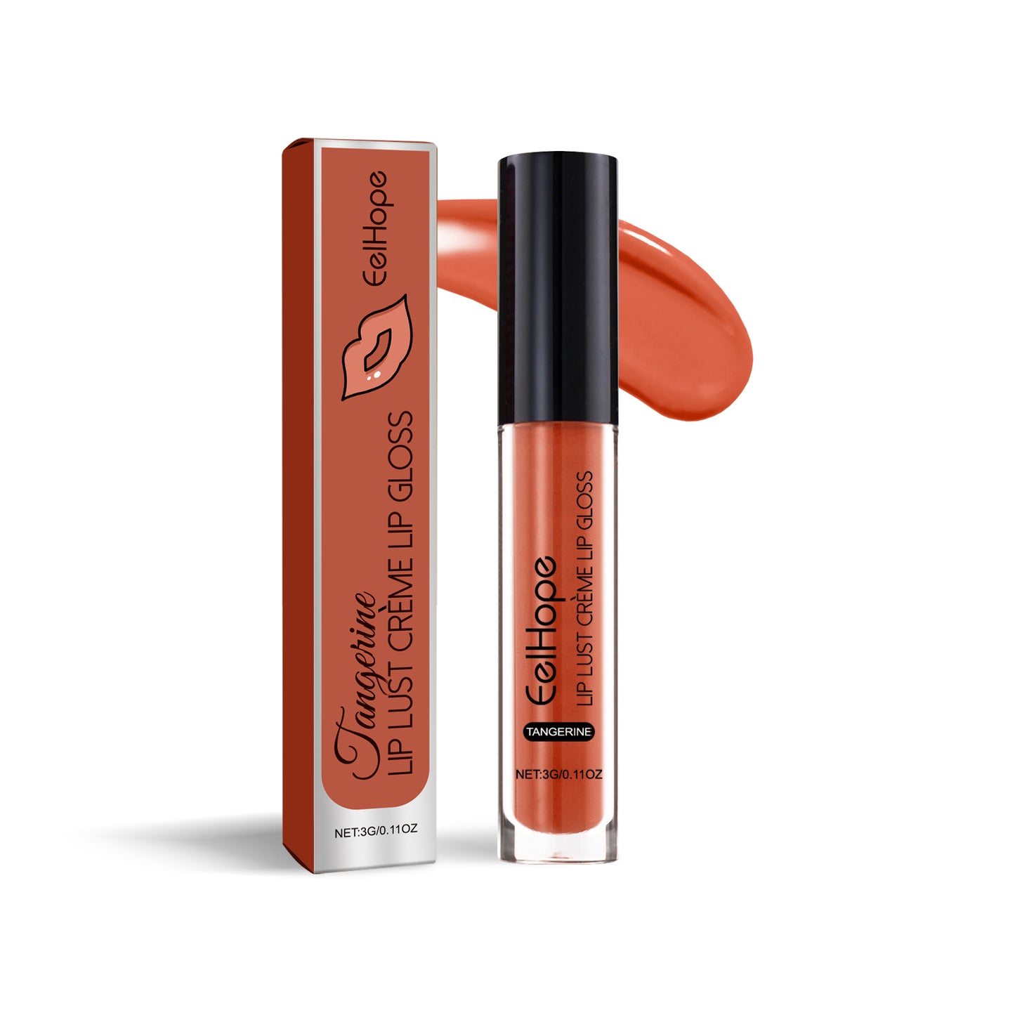 Lip Glaze, Moisturizing And Hydrating, Easy To Color, Not Easy To Stick Cup Long-Lasting Portable Lipstick Glaze