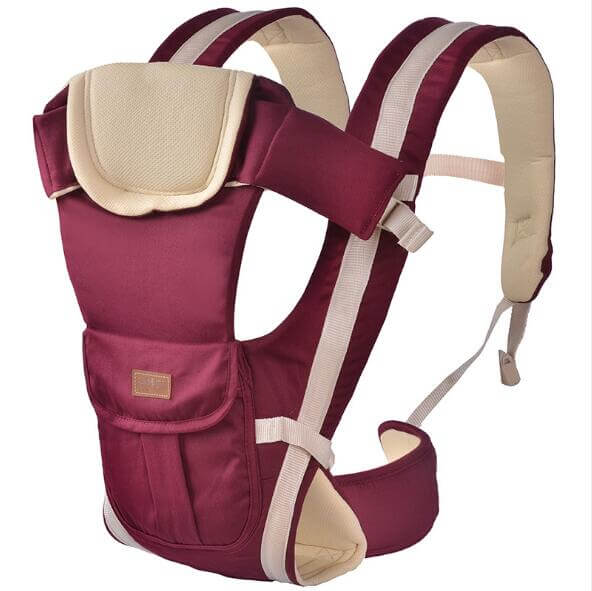 4-in-1 Baby Carrier for 0–30 Months - Ergonomic Infant Sling Wrap, Up to 18kg