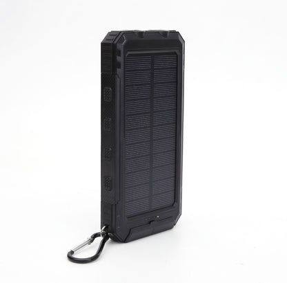 Ultra thin solar power bank 20000mAh with compass three proof solar power bank