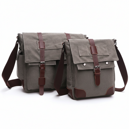 Men Business Messenger Bags For Men Shoulder Bag vintage Canvas Crossbody Pack Retro Casual Office Travel Bag