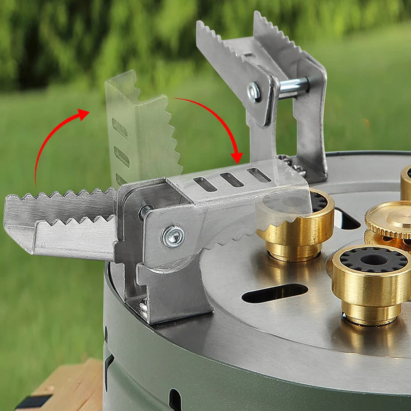 Outdoor Electronic Ignition Camp Stove - 13800W Portable Foldable Gas Burner