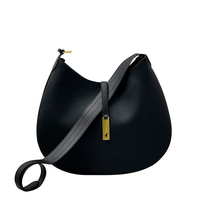 Women's Ruched Hobo Handbag - Soft PU Leather Shoulder Crossbody Tote Purse