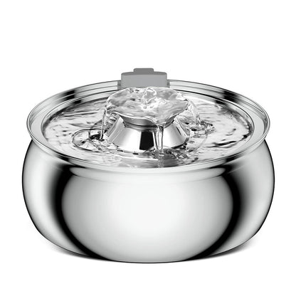 Stainless Steel Smart Pet Water Dispenser with Automatic Circulation and Filtration, Large Capacity Feeder for Cats and Dogs