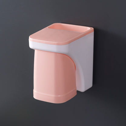 Wall Mount Magnetic Toothbrush Cup Holder Anti-dust Draining Mug Gargle Cup Toothpaste Storage Rack Family Set Bathroom Products
