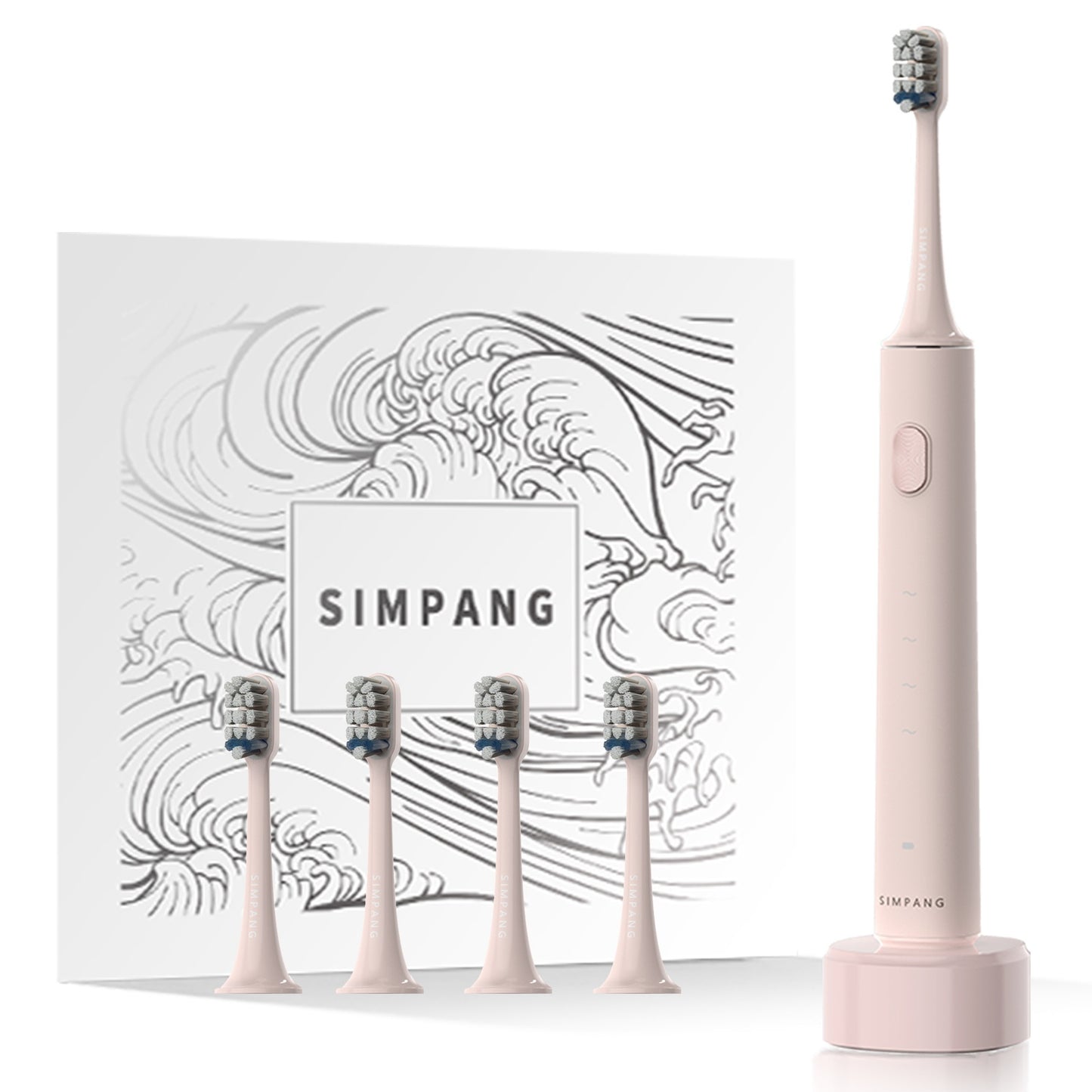 Smart Sonic Electric Toothbrush Soft Bristles Wireless Charging Adult Gift Box