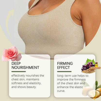 Beauty Cream Essential Oil, Moisturizing And Firming Chest Care To Enhance Skin Daily Massage Beauty Care Essential Oil