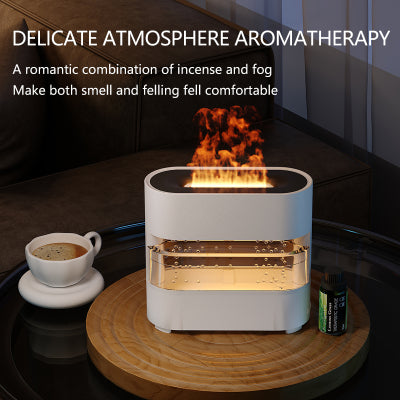 New Products Rain Cloud Fire Humidifier Water Drip Novedades  Rain Water Diffuser Fire Flame Humidifier Aroma Diffuser