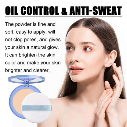 Oil Control Setting Powder with Niacinamide - Matte Finish, Waterproof & Brightening