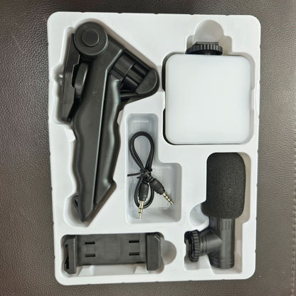 Desktop Beauty Leg Pocket Fill Light with Microphone Set Single Reflex Conference Lamp Handheld Photography with Microphone