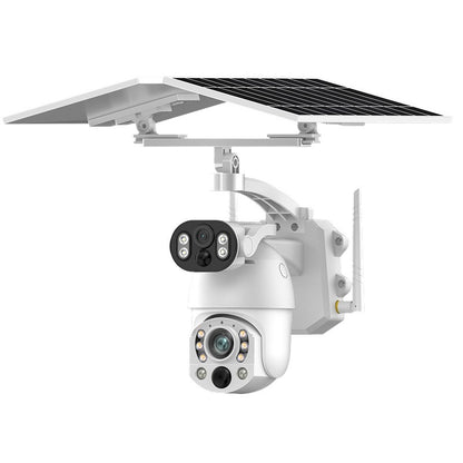 Outdoor solar monitoring camera dual lens wireless wifi remote night vision high-definition monitor