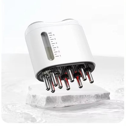 Hot EMS Massager Head Scratcher Comb Applicator for Hair Growth Products Scalp Oil Applicator With Red Light Therapy