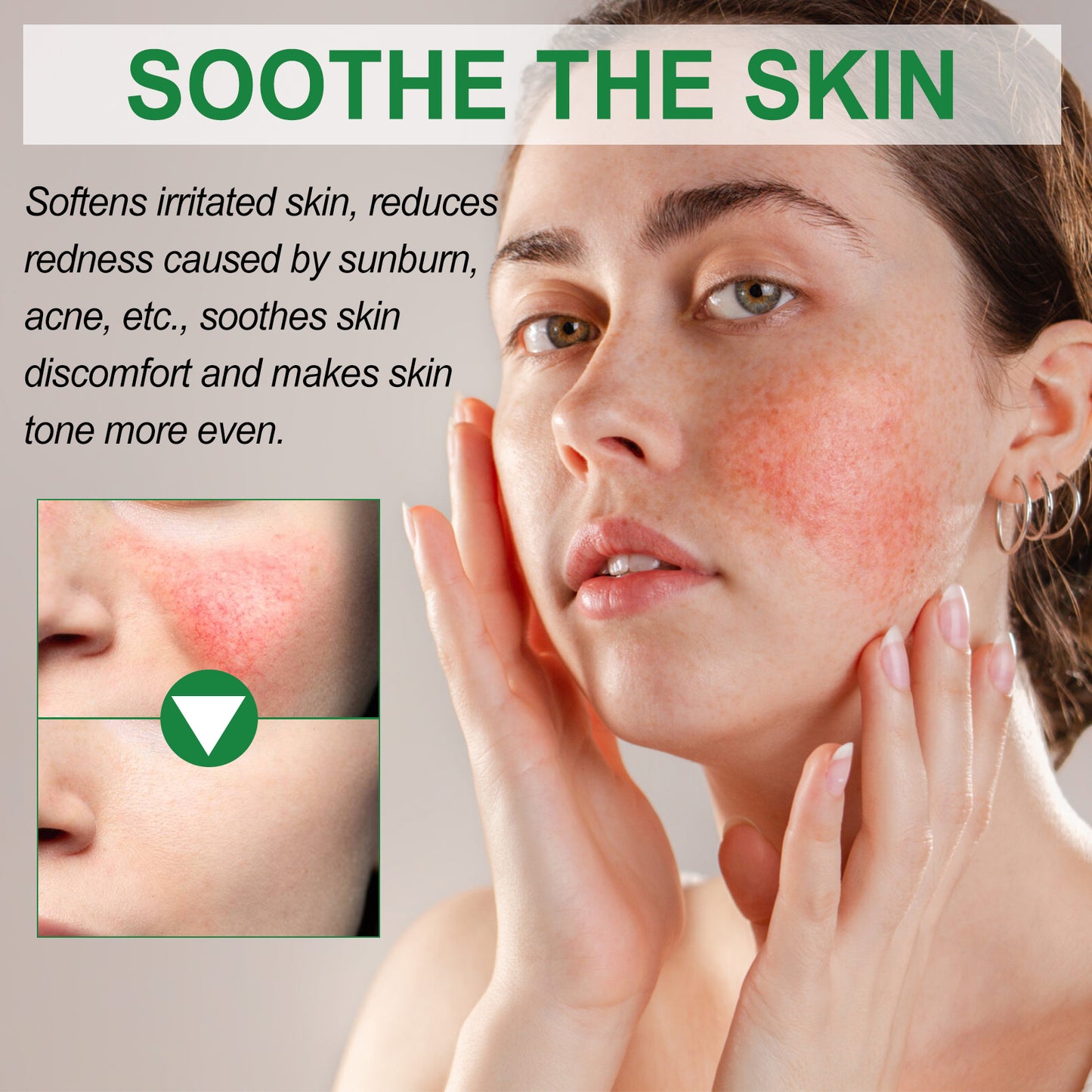 Color Correction Treatment Cream, Lighten Spots After Sun Repair Moisturizing Skin Beauty Cream