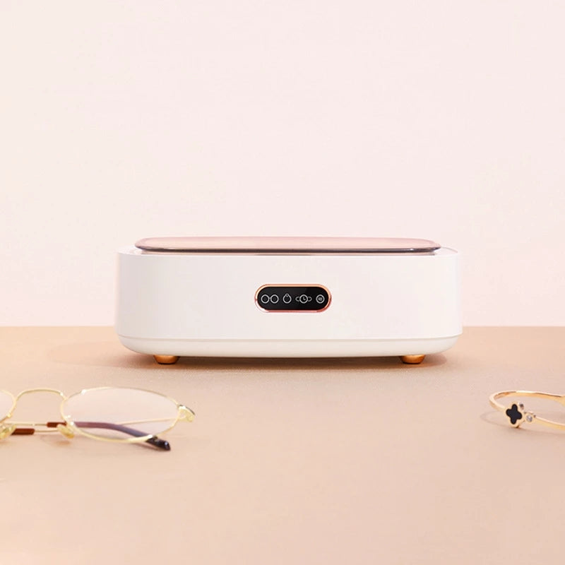 Ultrasonic Cleaner Jewelry Glasses Ultrasonic Cleaning Machine 45KHz High Frequency Vibration Bath Washer for Watch Makeup Brush